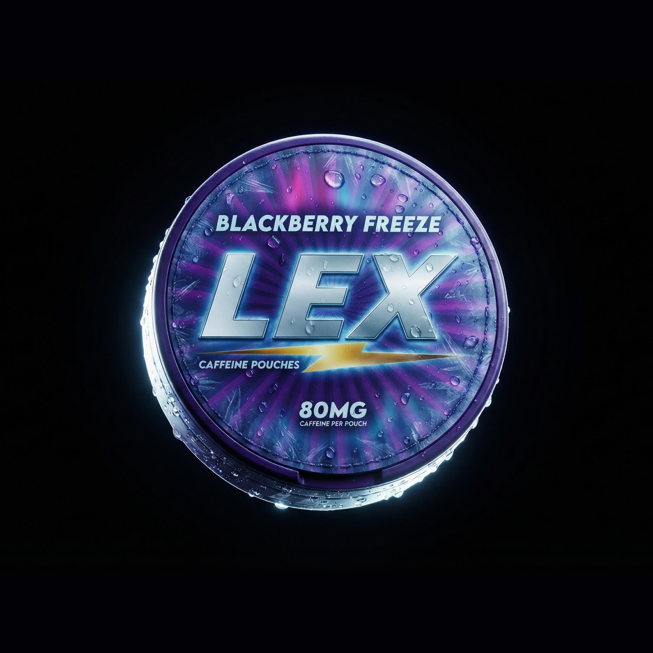 Blackberry Freeze: LEX Blackberry Freeze caffeine pouches 80mg