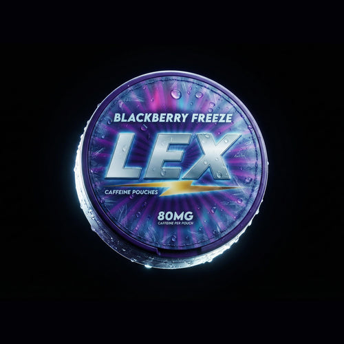 Blackberry Freeze: LEX Blackberry Freeze caffeine pouches 80mg