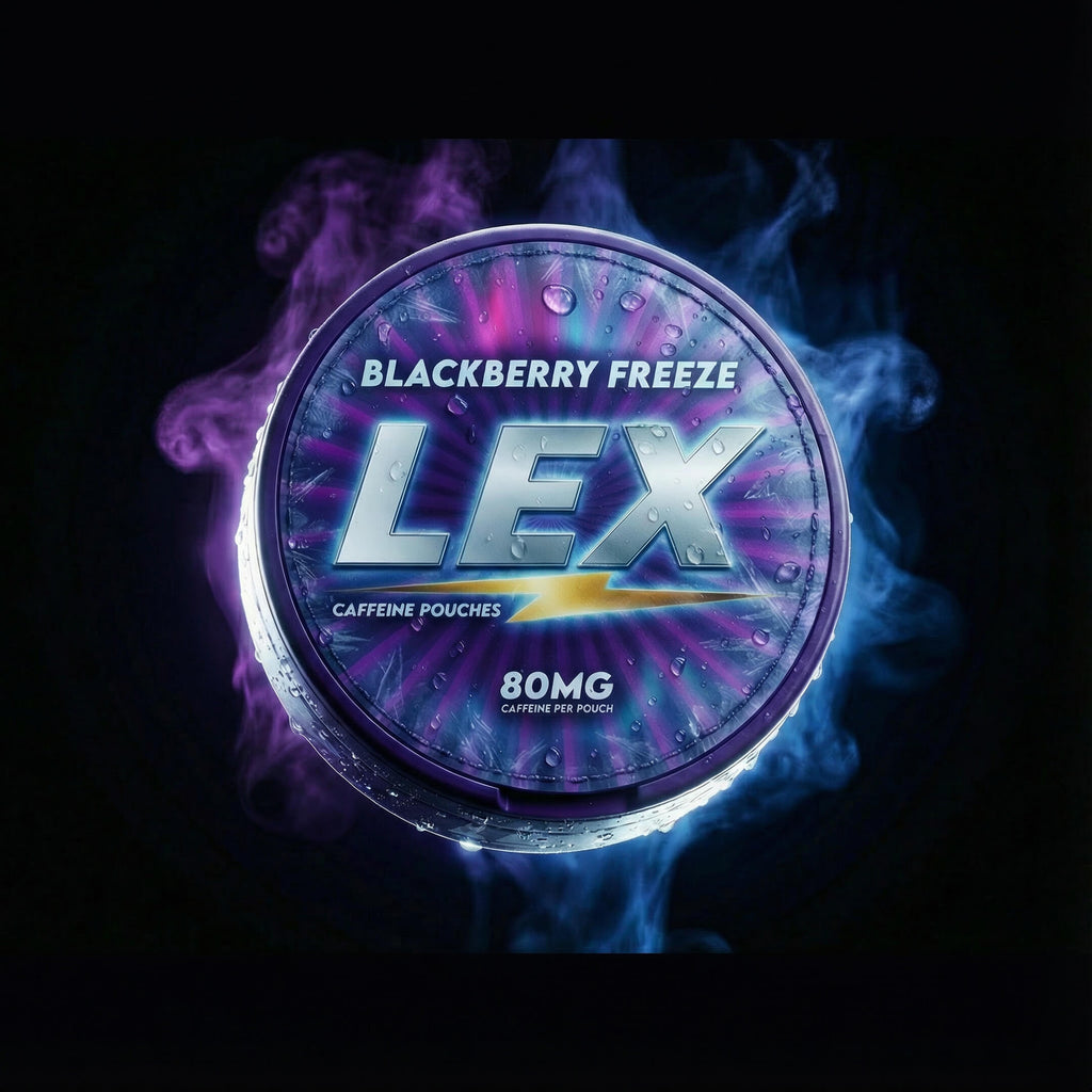 Blackberry Freeze: LEX Blackberry Freeze caffeine pouches 80mg