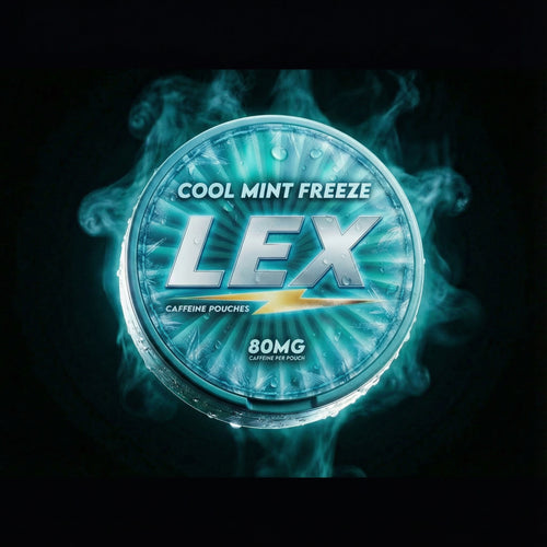 Cool Mint Freeze: LEX Cool Mint Freeze caffeine pouches 80mg