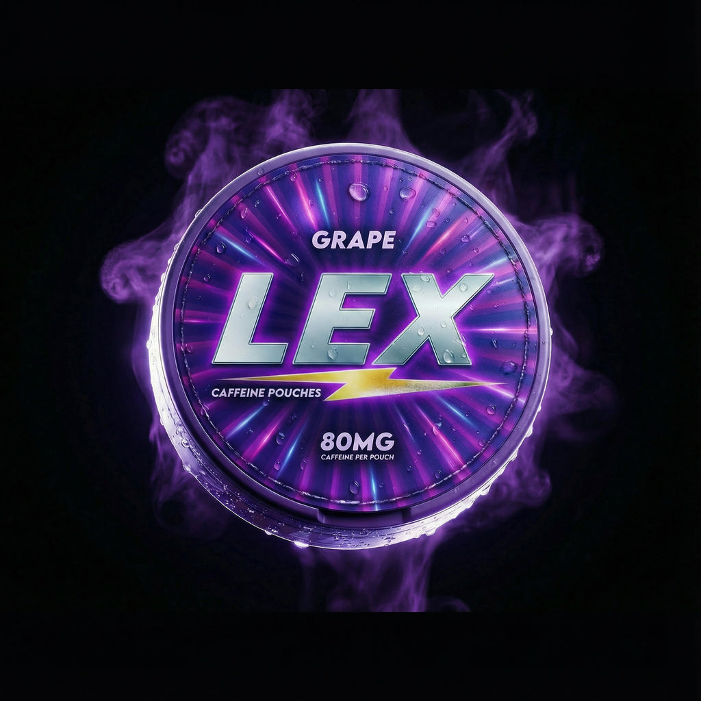 Grape: LEX Grape caffeine pouches 80mg