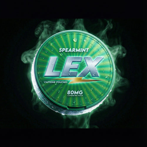 Spearmint: LEX Spearmint caffeine pouches 80mg