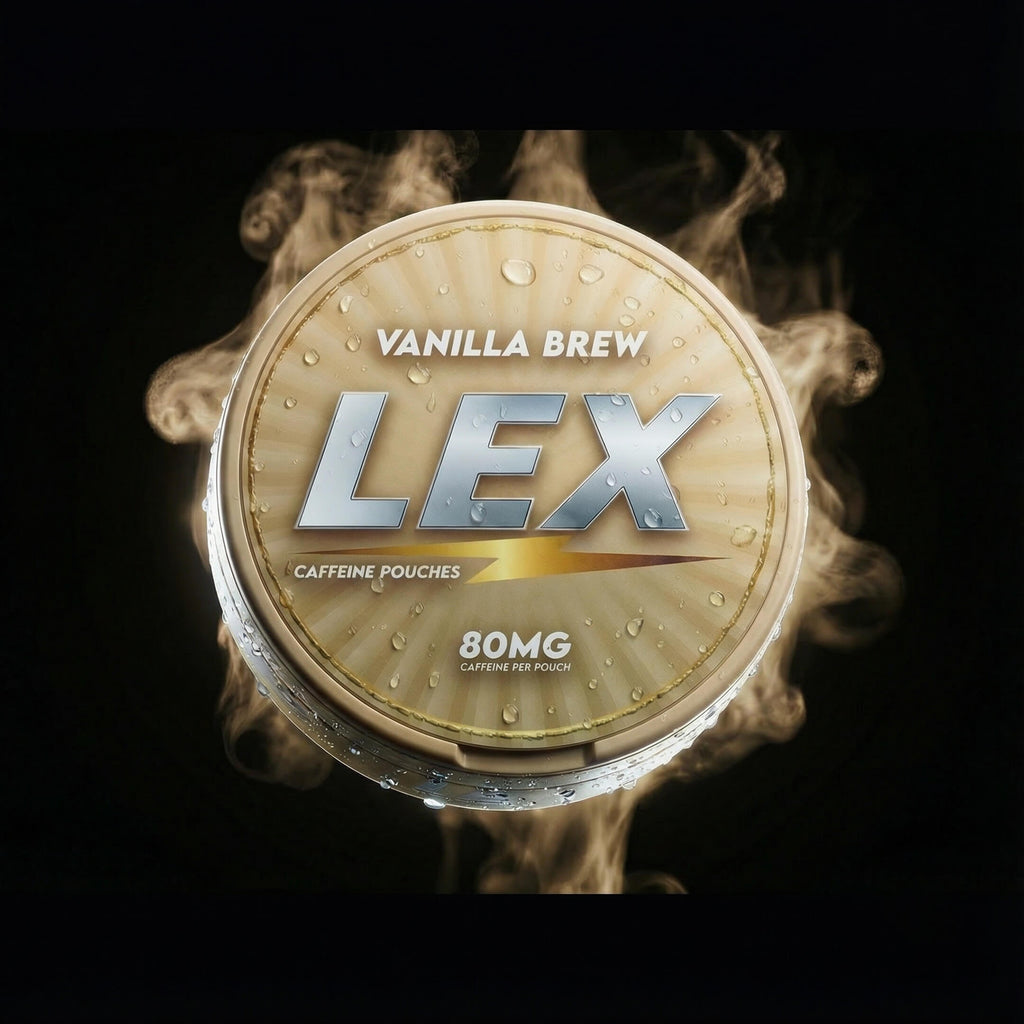 Vanilla Brew: LEX Vanilla Brew caffeine pouches 80mg