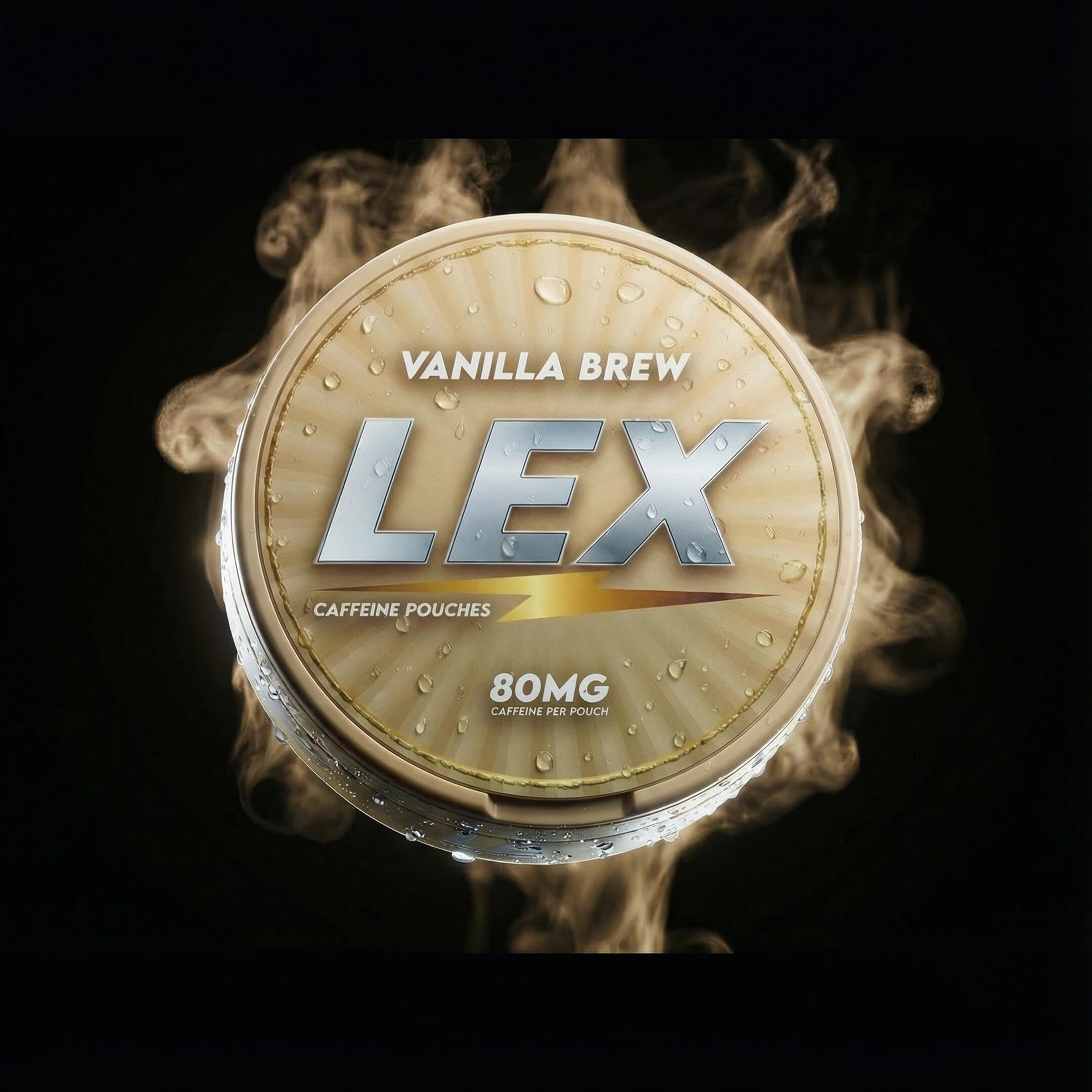 Vanilla Brew: LEX Vanilla Brew caffeine pouches 80mg
